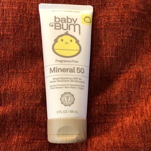 baby Bum Mineral 50 fragrance free sunscreen